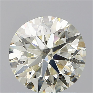 Picture of Natural Diamond 1.50 Carats, Round with Excellent Cut, N Color, SI2 Clarity and Certified by GIA