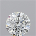 Natural Diamond 0.44 Carats, Round with Excellent Cut, G Color, IF Clarity and Certified by GIA