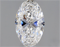 Natural Diamond 0.70 Carats, Oval with  Cut, E Color, SI1 Clarity and Certified by GIA