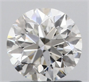 Natural Diamond 0.70 Carats, Round with Excellent Cut, H Color, VS2 Clarity and Certified by GIA
