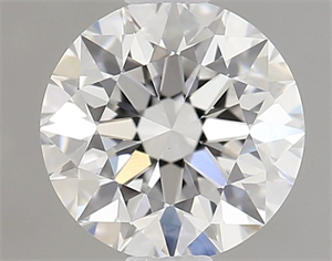 Picture of Lab Grown Diamond 1.01 Carats, Round with Excellent Cut, D Color, VVS2 Clarity and Certified by IGI