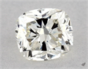 Diamante Natural 0.43 quilates, Del cojín , Color K, claridad VVS2 y certificado GIA