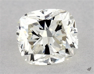 Foto Diamante Natural 0.43 quilates, Del cojín , Color K, claridad VVS2 y certificado GIA de