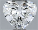Natural Diamond 0.40 Carats, Heart with  Cut, H Color, VVS2 Clarity and Certified by GIA