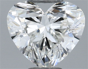Picture of Natural Diamond 0.40 Carats, Heart with  Cut, H Color, VVS2 Clarity and Certified by GIA