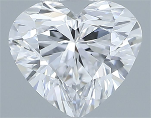 Picture of Natural Diamond 0.31 Carats, Heart with  Cut, D Color, VS2 Clarity and Certified by GIA