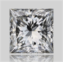 Diamante Natural 1.01 quilates, Princesa , Color F, claridad SI1 y certificado GIA