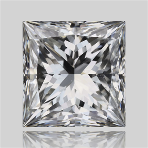 Foto Diamante Natural 1.01 quilates, Princesa , Color F, claridad SI1 y certificado GIA de