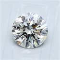 Natural Diamond 1.01 Carats, Round with Excellent Cut, I Color, SI1 Clarity and Certified by GIA