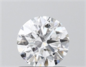 Lab Grown Diamond 0.95 Carats, Round with Ideal Cut, D Color, VVS1 Clarity and Certified by IGI