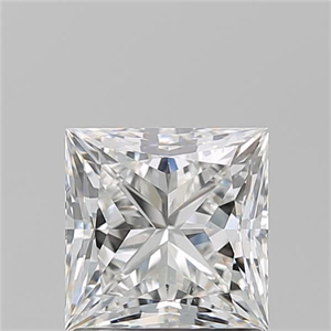 Foto Diamante Natural 1.50 quilates, Princesa , Color G, claridad SI2 y certificado GIA de