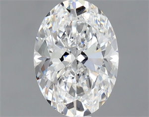 Picture of Natural Diamond 1.00 Carats, Oval with  Cut, D Color, IF Clarity and Certified by GIA
