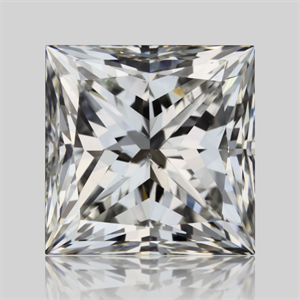 Picture of Natural Diamond 1.22 Carats, Princess with  Cut, H Color, SI1 Clarity and Certified by GIA