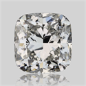 Diamante Natural 0.50 quilates, Del cojín , Color F, claridad SI1 y certificado GIA