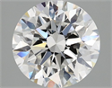 Lab Grown Diamond 2.52 Carats, Round with Excellent Cut, E Color, VVS2 Clarity and Certified by IGI