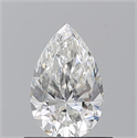 Natural Diamond 0.70 Carats, Pear with  Cut, G Color, VS2 Clarity and Certified by GIA