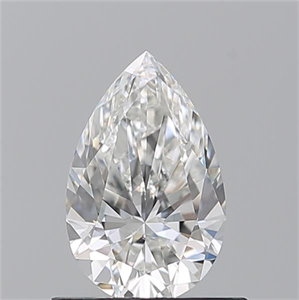 Picture of Natural Diamond 0.70 Carats, Pear with  Cut, G Color, VS2 Clarity and Certified by GIA