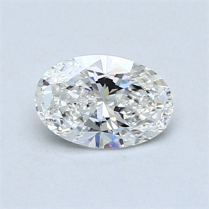 Picture of Natural Diamond 0.60 Carats, Oval with  Cut, F Color, VS1 Clarity and Certified by GIA