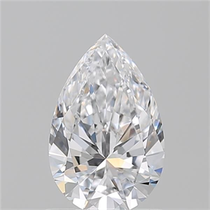 Picture of Natural Diamond 1.01 Carats, Pear with  Cut, D Color, VVS1 Clarity and Certified by GIA