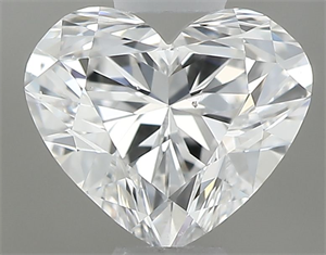 Picture of Natural Diamond 0.43 Carats, Heart with  Cut, D Color, SI1 Clarity and Certified by GIA