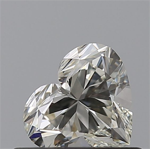Picture of Natural Diamond 0.52 Carats, Heart with  Cut, K Color, VS1 Clarity and Certified by GIA