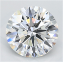 Lab Grown Diamond 3.32 Carats, Round with Excellent Cut, D Color, VVS1 Clarity and Certified by GIA
