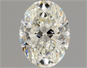 Natural Diamond 1.01 Carats, Oval with  Cut, I Color, VVS2 Clarity and Certified by GIA