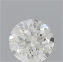 Natural Diamond 0.40 Carats, Round with Very Good Cut, I Color, I1 Clarity and Certified by GIA