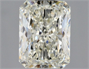 Natural Diamond 1.02 Carats, Radiant with  Cut, K Color, VS2 Clarity and Certified by GIA