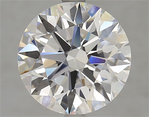 Picture of Lab Grown Diamond 4.40 Carats, Round with Excellent Cut, D Color, VVS1 Clarity and Certified by GIA