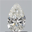 Natural Diamond 0.56 Carats, Pear with  Cut, H Color, IF Clarity and Certified by GIA
