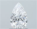 Natural Diamond 0.71 Carats, Pear with  Cut, D Color, VS2 Clarity and Certified by GIA