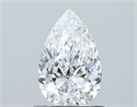 Diamante Natural 0.71 quilates, De pera , Color D, claridad VS2 y certificado GIA