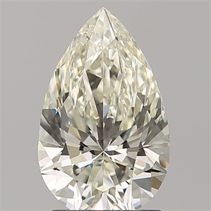 Foto Diamante Natural 1.51 quilates, De pera , Color K, claridad SI2 y certificado GIA de