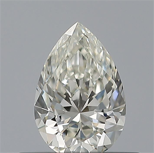 Picture of Natural Diamond 0.40 Carats, Pear with  Cut, G Color, VVS2 Clarity and Certified by IGI