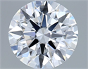 Del inventario de diamantes de laboratorio, 1.03 quilates, Redondo , Color D, claridad VVS2 y certificado IGI