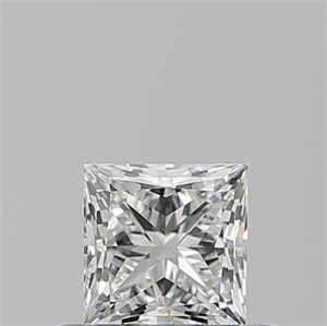 Foto Diamante Natural 0.51 quilates, Princesa , Color E, claridad VS2 y certificado GIA de