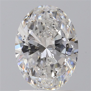 Picture of Natural Diamond 1.20 Carats, Oval with  Cut, E Color, SI2 Clarity and Certified by GIA
