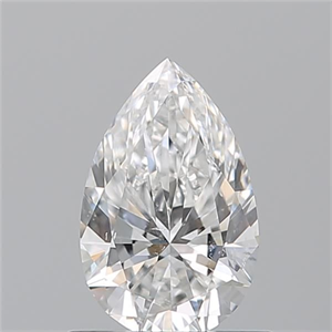 Picture of Natural Diamond 0.70 Carats, Pear with  Cut, E Color, SI1 Clarity and Certified by GIA