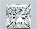 Natural Diamond 1.03 Carats, Princess with  Cut, H Color, VVS1 Clarity and Certified by GIA