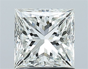 Picture of Natural Diamond 1.03 Carats, Princess with  Cut, H Color, VVS1 Clarity and Certified by GIA