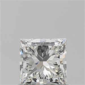 Picture of Natural Diamond 0.80 Carats, Princess with  Cut, J Color, VVS1 Clarity and Certified by GIA