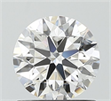 Lab Grown Diamond 1.00 Carats, Round with Excellent Cut, D Color, VVS2 Clarity and Certified by IGI