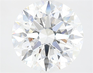 Picture of Lab Grown Diamond 4.32 Carats, Round with Ideal Cut, F Color, VS2 Clarity and Certified by IGI