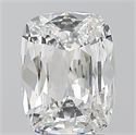 Natural Diamond 1.51 Carats, Cushion with  Cut, E Color, VS2 Clarity and Certified by GIA