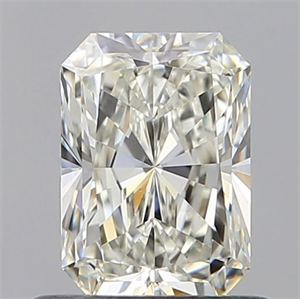 Picture of Natural Diamond 0.70 Carats, Radiant with  Cut, J Color, VS1 Clarity and Certified by GIA