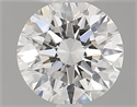 Diamante Natural 0.45 quilates, Redondo , Color F, claridad IF y certificado GIA