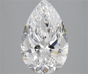 Picture of Natural Diamond 3.01 Carats, Pear with  Cut, D Color, VS2 Clarity and Certified by GIA