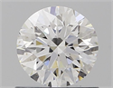Natural Diamond 0.70 Carats, Round with Excellent Cut, D Color, SI2 Clarity and Certified by GIA