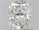 Natural Diamond 0.53 Carats, Cushion with  Cut, H Color, VS1 Clarity and Certified by GIA